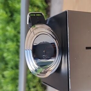 Calvin Klein Mound Women's Black and Silver Watch
